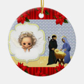 Ornament kerstcirkel, Jezus Christus (Voorkant)