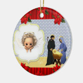 Ornament kerstcirkel, Jezus Christus (Links)