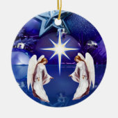 Ornament kerstcirkel, kerstangel (Voorkant)