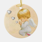 Ornament kerstcirkel, kerstangel (Voorkant)