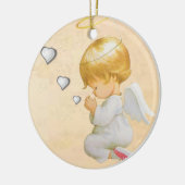 Ornament kerstcirkel, kerstangel (Links)