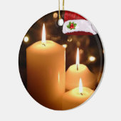 Ornament kerstcirkel, kerstkaars (Links)