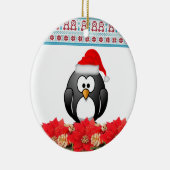 Ornament kerstcirkel, pinguïn (Rechts)