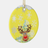 Ornament kerstcirkel, rendiertje (Rechts)