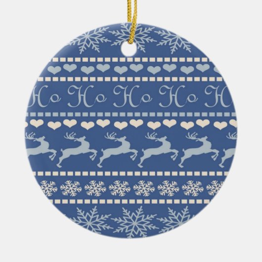 Ornament kerstcirkel, rendiertje (Voorkant)