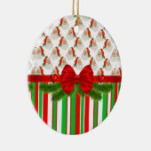 Ornament kerstcirkel, Santa Stripe (Rechts)