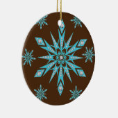 Ornament kerstcirkel, Snowflake (Rechts)