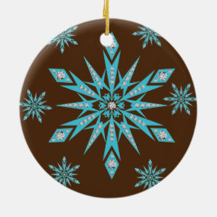 Ornament kerstcirkel, Snowflake