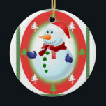 Ornament kerstcirkel, Snowman<br><div class="desc">Het Ornament van de Cirkel van Kerstmis iets voor iedereen biedt aangepaste gepersonaliseerde punten vooral voor u aan ontworpen om de schoonheid van uw huis of geliefde te verbeteren. Dit unieke kerstcirkelvormig ornament zal indruk maken op je vrienden en familie. Mensen drink graag hun favoriete warme chocolade of koffie in...</div>