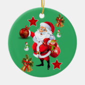 Ornament kerstcirkel, Snowman (Voorkant)