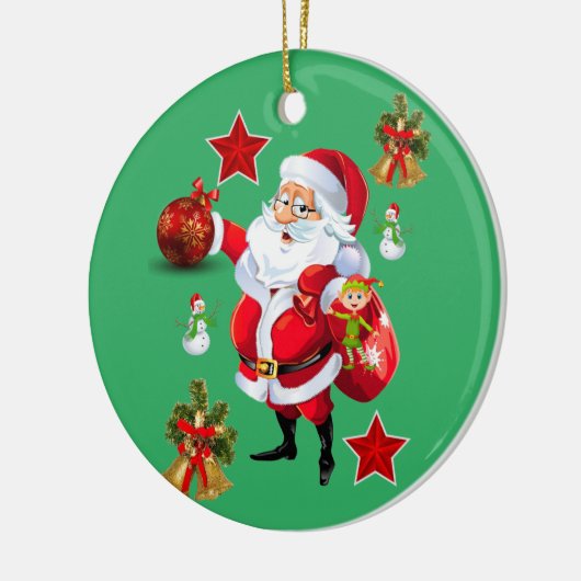 Ornament kerstcirkel, Snowman (Links)