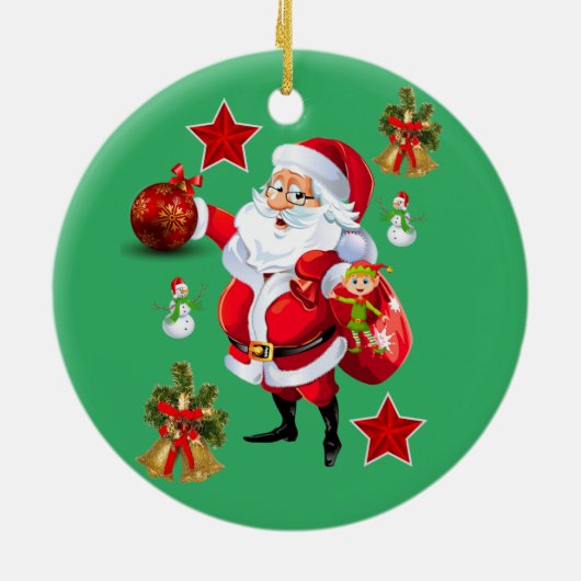 Ornament kerstcirkel, Snowman (Achterkant)