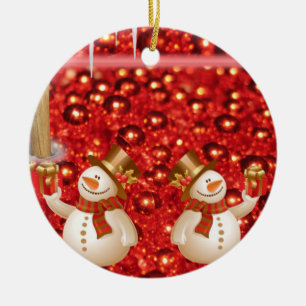 Ornament kerstcirkel, Snowman