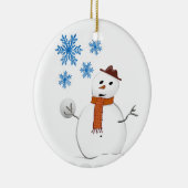 Ornament kerstcirkel, Snowman (Rechts)