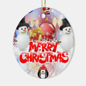 Ornament kerstcirkel, Snowman (Links)