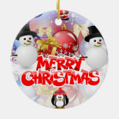 Ornament kerstcirkel, Snowman (Achterkant)