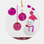 Ornament kerstcirkel, Snowman (Achterkant)