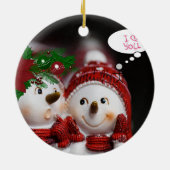 Ornament kerstcirkel, Snowman (Achterkant)