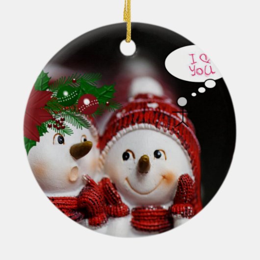 Ornament kerstcirkel, Snowman (Achterkant)