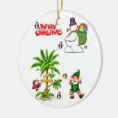 Ornament kerstcirkel, Snowman (Links)