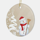 Ornament kerstcirkel, Snowman (Links)