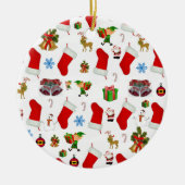 Ornament kerstcirkel, Snowman (Voorkant)