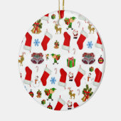 Ornament kerstcirkel, Snowman (Links)