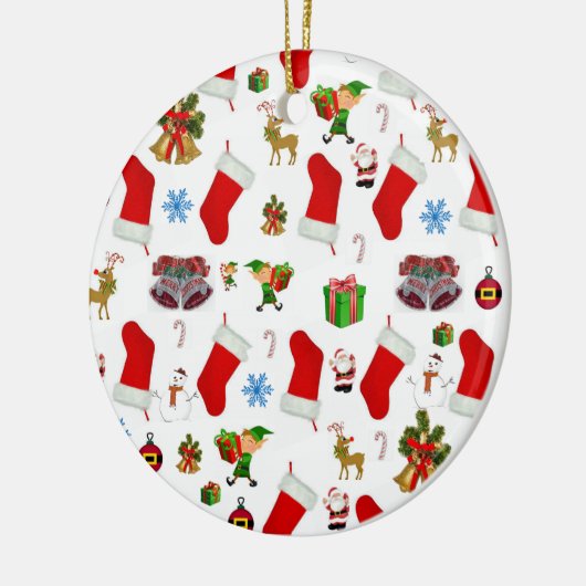 Ornament kerstcirkel, Snowman (Links)