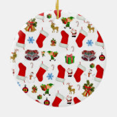 Ornament kerstcirkel, Snowman (Achterkant)