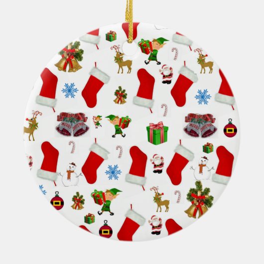 Ornament kerstcirkel, Snowman (Achterkant)