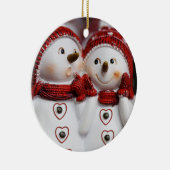 Ornament kerstcirkel, Snowman (Rechts)