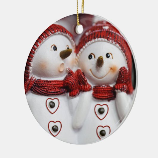 Ornament kerstcirkel, Snowman (Links)