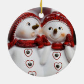 Ornament kerstcirkel, Snowman (Achterkant)