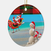 Ornament kerstcirkel, Snowman (Links)