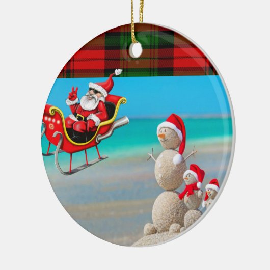 Ornament kerstcirkel, Snowman (Links)