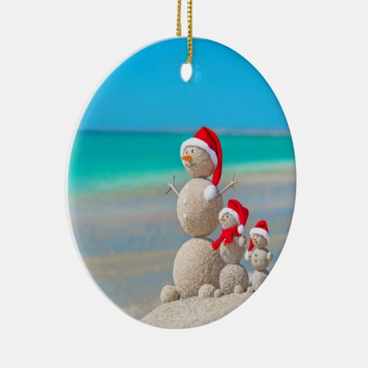 Ornament kerstcirkel, Snowman (Rechts)