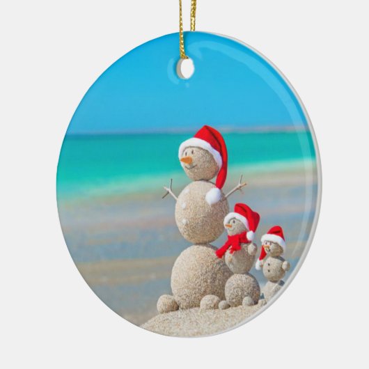 Ornament kerstcirkel, Snowman (Links)