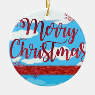 Ornament kerstcirkel, vrolijk kerstfeest