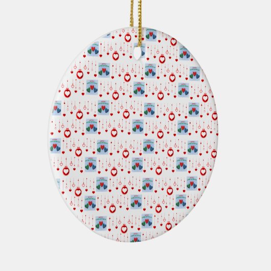 Ornament kerstcirkel, vrolijk kerstfeest (Rechts)