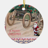 Ornament kerstcirkel, vrolijk kerstfeest (Voorkant)