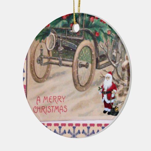 Ornament kerstcirkel, vrolijk kerstfeest (Links)