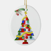 Ornament kerstcirkel, vrolijk kerstfeest (Rechts)