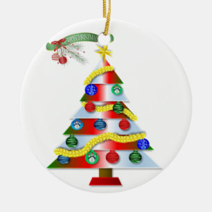 Ornament kerstcirkel, vrolijk kerstfeest