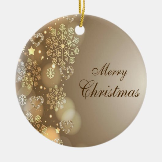 Ornament kerstcirkel, vrolijk kerstfeest (Voorkant)