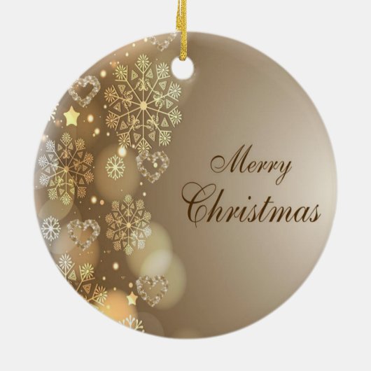 Ornament kerstcirkel, vrolijk kerstfeest (Achterkant)