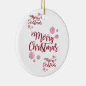 Ornament kerstcirkel, vrolijk kerstfeest (Rechts)