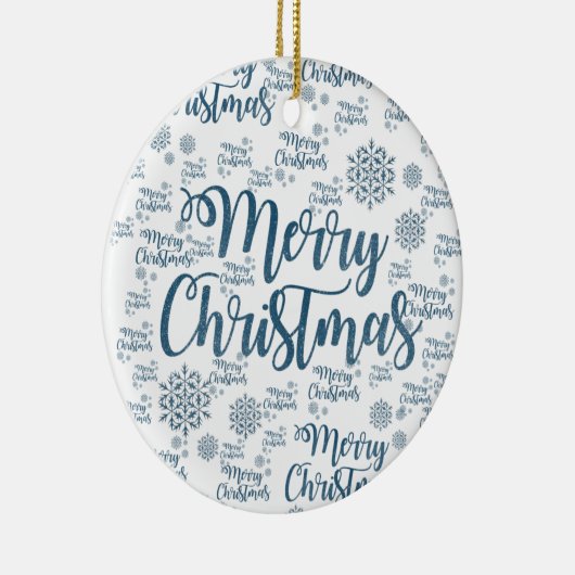 Ornament kerstcirkel, vrolijk kerstfeest (Rechts)
