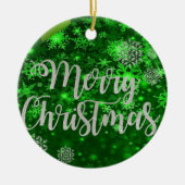 Ornament kerstcirkel, vrolijk kerstfeest (Voorkant)