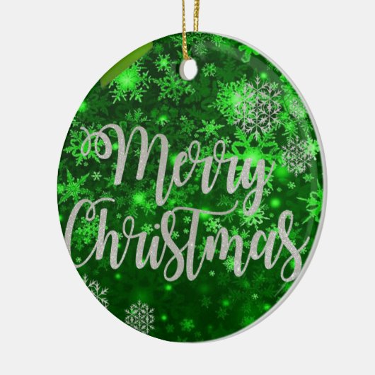 Ornament kerstcirkel, vrolijk kerstfeest (Links)