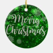 Ornament kerstcirkel, vrolijk kerstfeest (Achterkant)